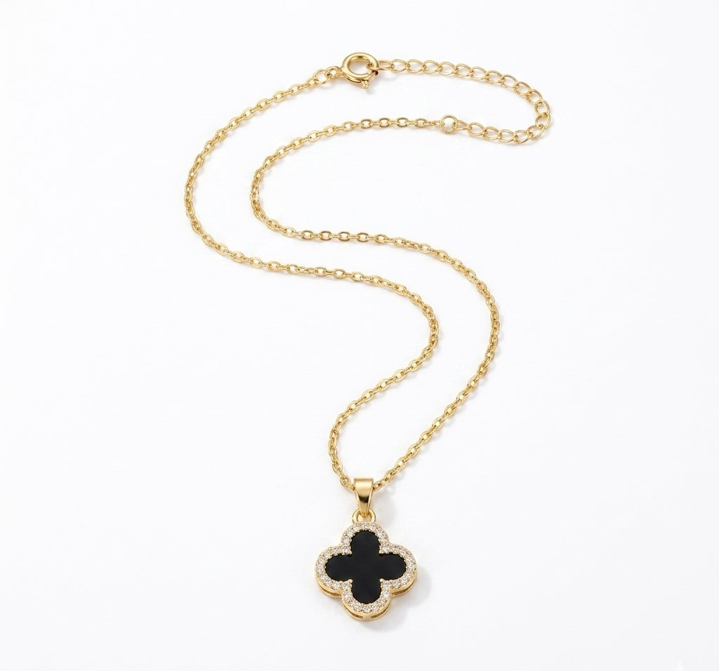 Collar Kate de Acero Inoxidable y Zirconitas